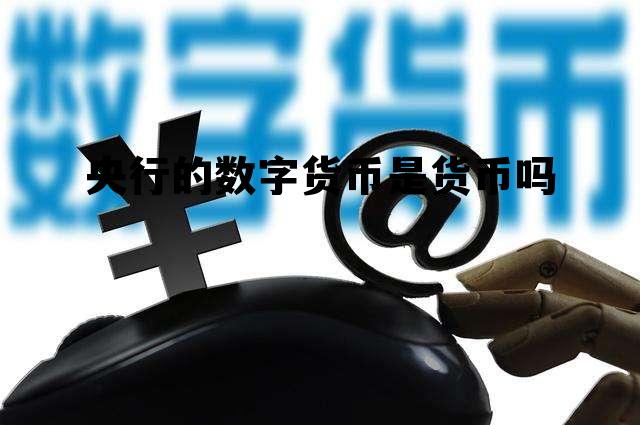 央行的数字货币是货币吗，央行数字货币和数字货币的区别